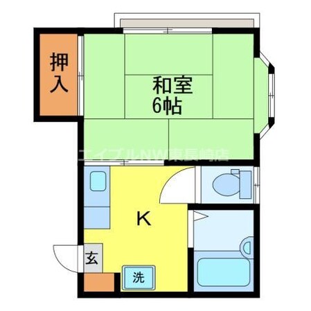 浦上車庫駅 徒歩17分 2階の物件間取画像